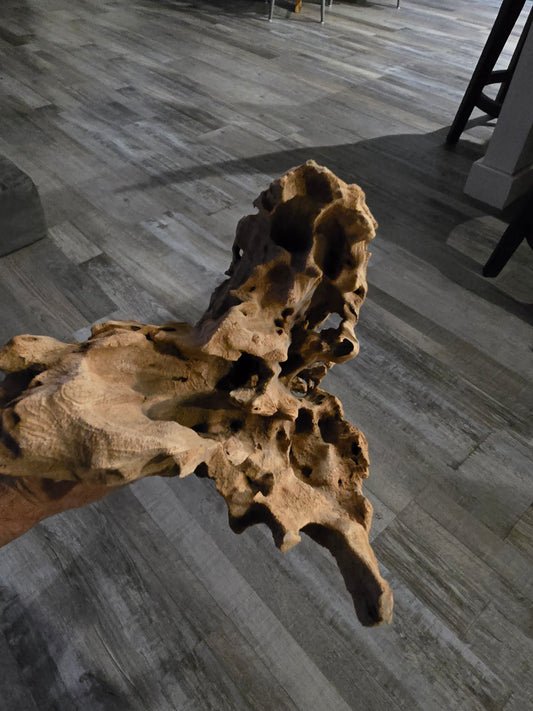 25 inches x 7 inches triangle shape Pecky Cypress #1008