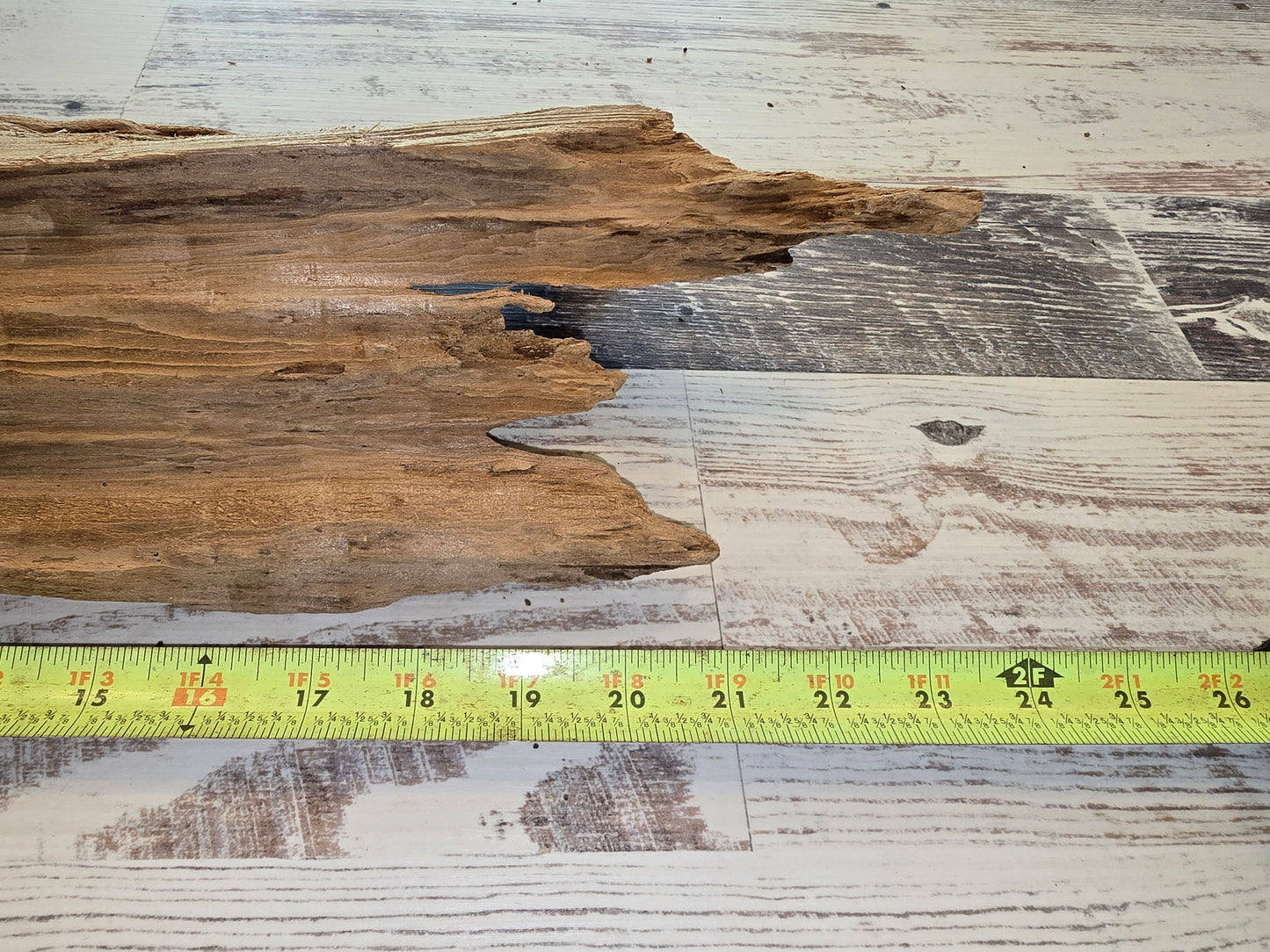 24 inches long, 7 inches wide, 3 inches tall #1012