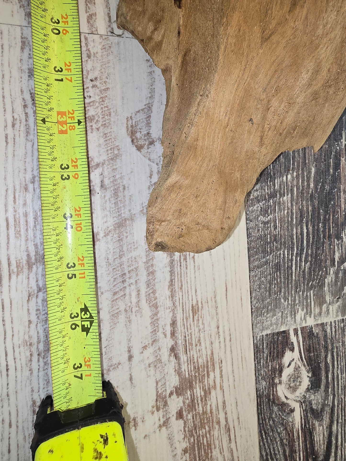 34.5 inches long, 9 inches tall, 12 inches wide/deep #1010